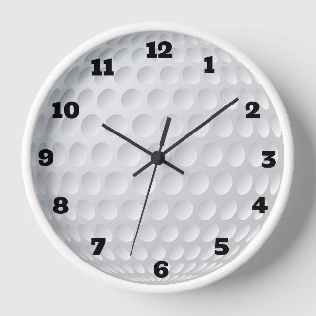 Golfball-Uhr Uhr (Vorderseite)