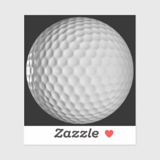 Golfball-Vinyl  Aufkleber