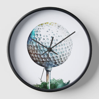 Golfball Wall Uhr