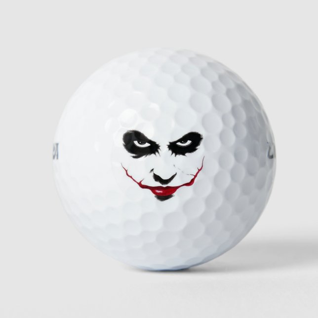 Golfball with Jokerface (Vorderseite)