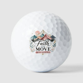 Golfbälle Faith Can Move Mountains