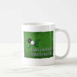 Golfbälle Kaffeetasse