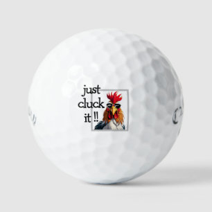 Golfbälle - Lustiger Hahn-Wortwitz