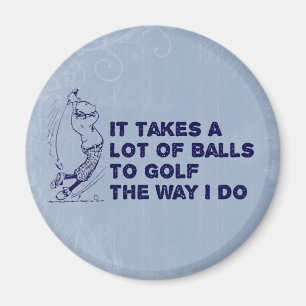 Golfbälle Magnet