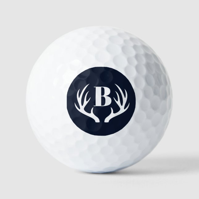 Golfbälle mit Geweih (Vorderseite)
