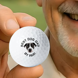 Golfbälle mit Hund, Bester Hund-Vater, Hunde-Vater