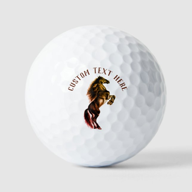 Golfbälle mit individuellem Text (Vorderseite)