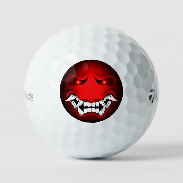 Golfbälle Samuraimoji (Vorderseite)