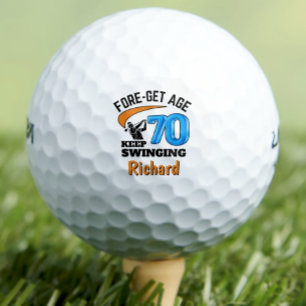 Golfbälle zum 70. Geburtstag 70 Jahre lustiges Ges
