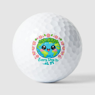 Golfbälle zum Tag der Erde