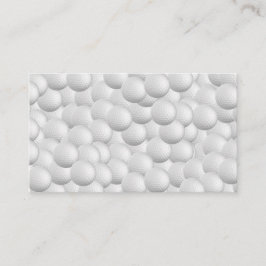 Golfballgewohnheits-Visitenkarten Visitenkarte