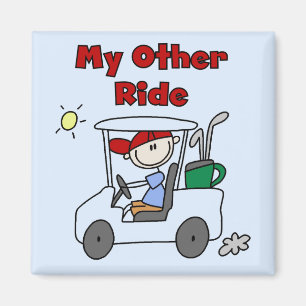 Golfcart Andere Fahrt T-Shirts und Geschenke Magnet