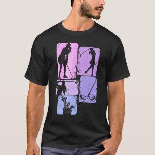 Golfclub Golfer Golf Damen Mädchen Kinder T-Shirt