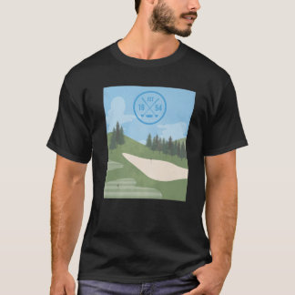Golfclub Golfplatz Golfing Vintag 1954 Golfe T-Shirt