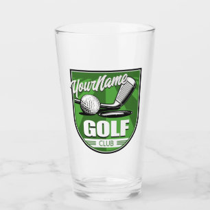 Golfclub NAME Pro Golfer Spieler Personalisiert   Glas