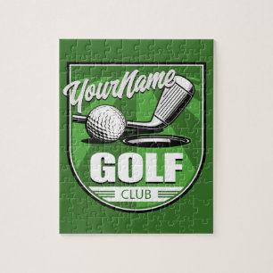 Golfclub NAME Pro Golfer Spieler Personalisiert Puzzle