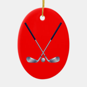 Golfclub-Oval-Verzierung Keramikornament