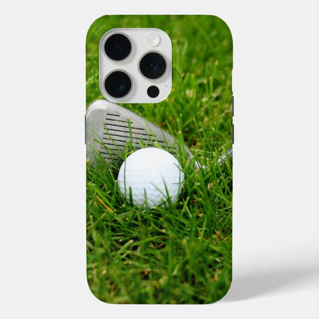 Golfclub und Golfball Case-Mate iPhone Hülle (Rückseite)