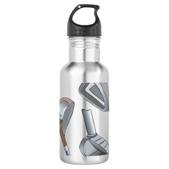 Golfclubs Edelstahlflasche (Vorderseite)