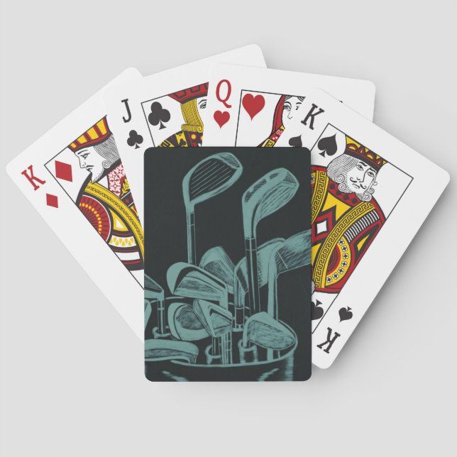 Golfclubs Spielkarten (Rückseite)