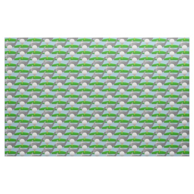 Golfdesign Stoff (Fat Quarter (45,7 x 55,9 cm))