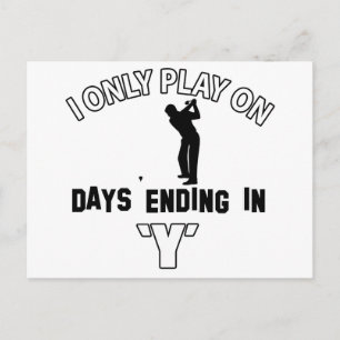 Golfdesigns Postkarte