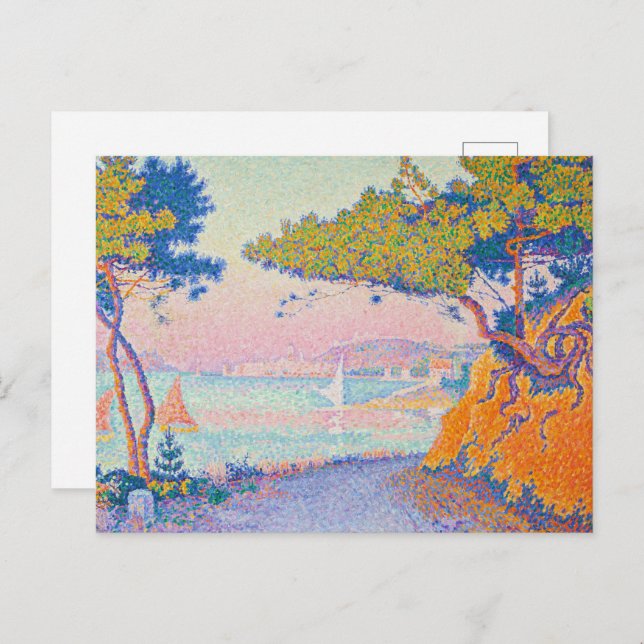 Golfe Juan | Paul Signac | Postkarte (Vorne/Hinten)
