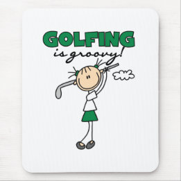 Golfen ist Groovy Mousepad