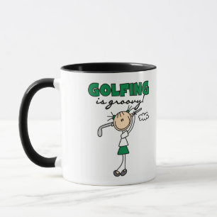Golfen ist Groovy T-Shirts und Geschenke Tasse