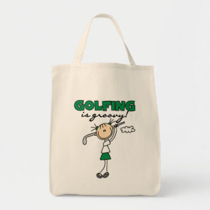 Golfen ist Groovy T-Shirts und Geschenke Tragetasche