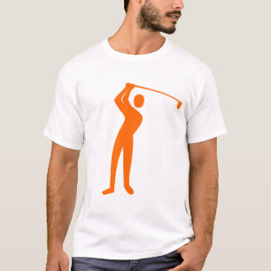 Golfen - Orange T-Shirt