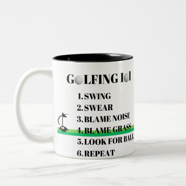 Golfende Tasse (Links)