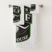 Golfer ADD NAME Player Golf Ball Club Clubhouse