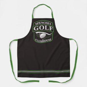Golfer ADD NAME Pro Golf Player Club Clubhaus Schürze