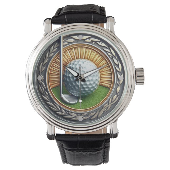 Golfer Armbanduhr (Vorderseite)