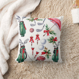 Golfer-Ausstattung Weihnachtsdekoration Kissen