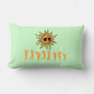Golfer bei heißer Sonne Lendenkissen