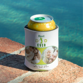 Golfer Bester Vater je Foto Collage Vatertag Dosenkühler