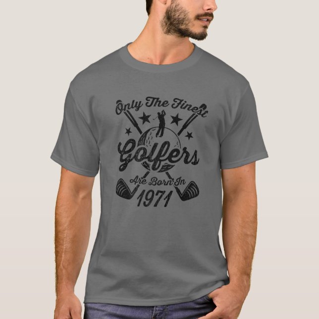 Golfer Birthday Funny Golf Sprichwort 50th Golf 19 T-Shirt (Vorderseite)