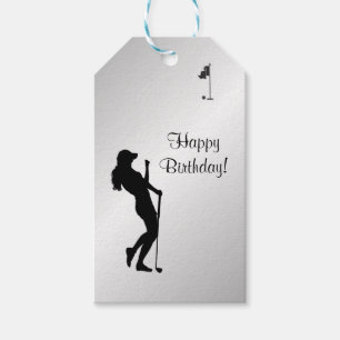 Golfer Birthday Geschenkanhänger