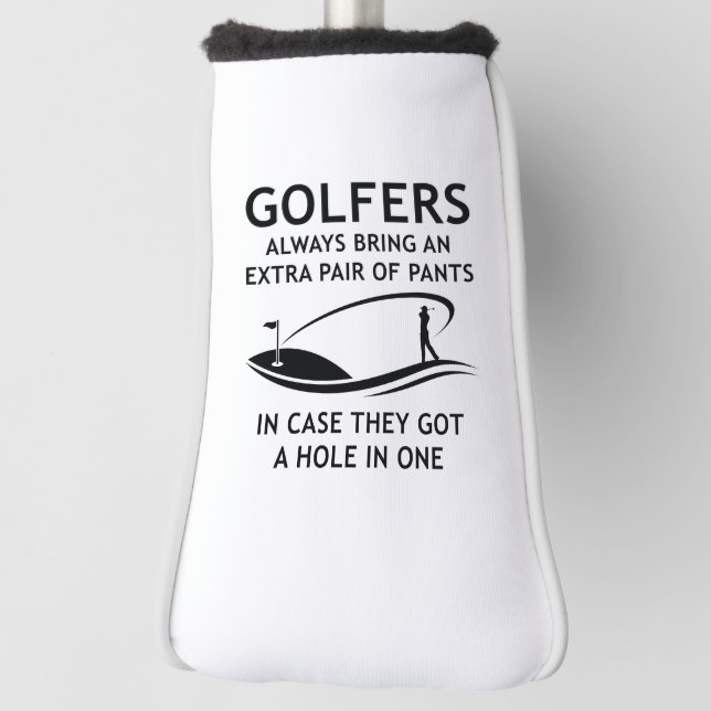 Golfer bringen immer ein zusätzliches Paar Golf Headcover (Rotieren 90)
