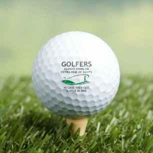 Golfer bringen immer ein zusätzliches Paar Golfball