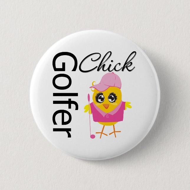 Golfer Chick Button (Vorderseite)