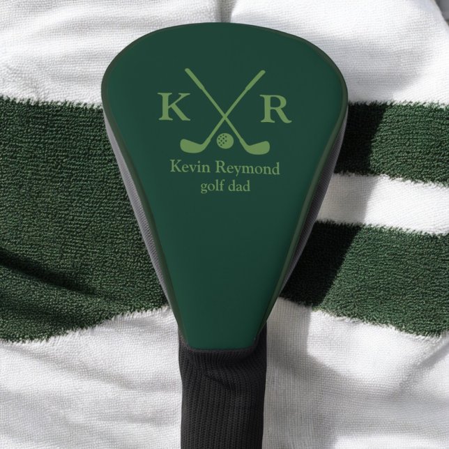 Golfer . Classic Golf-Player Mit Monogramm Golf Headcover (Von Creator hochgeladen)