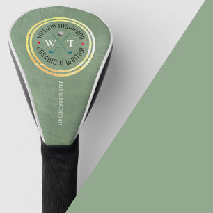 Golfer-Cover des Golf Players mit Logo-Name Headcover