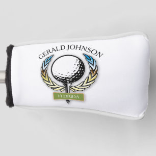 Golfer Design Monogram Golfer Template Golf Headcover