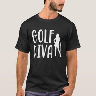 Golfer-Diva Golf Golfplatz Sport für Ehefrau T-Shirt