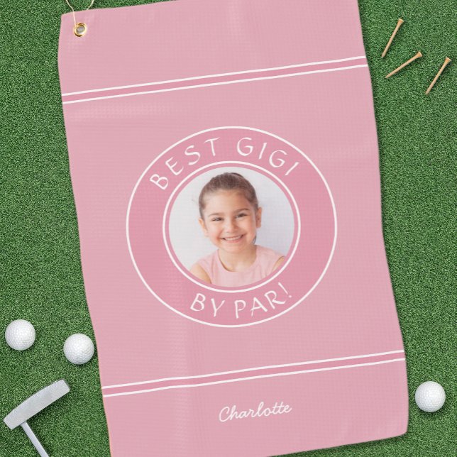Golfer Frische Pasta machen Golfer Rosa Foto Gesch Golfhandtuch (Best Gigi By Par Elegant Golfer Pink Photo Gift Golf Towel)