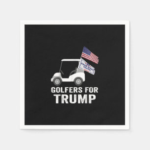 Golfer für Trump 2020 Trump-Unterstützer Golf Serviette
