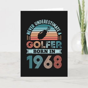 Golfer geboren 1969 Golfing 60. Geburtstagsgeschen Karte
